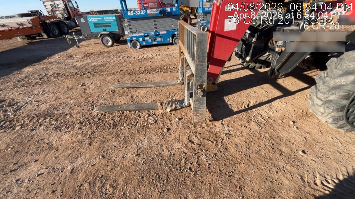 2019 Manitou MTA12042 120hp T4F, Cab/Heat/Air, Cab and Boom LED work lights, Auxiliary Hydraulics, Solid Tires, Amber strobe, Lift Hook 66" Carriage, 60" Forks