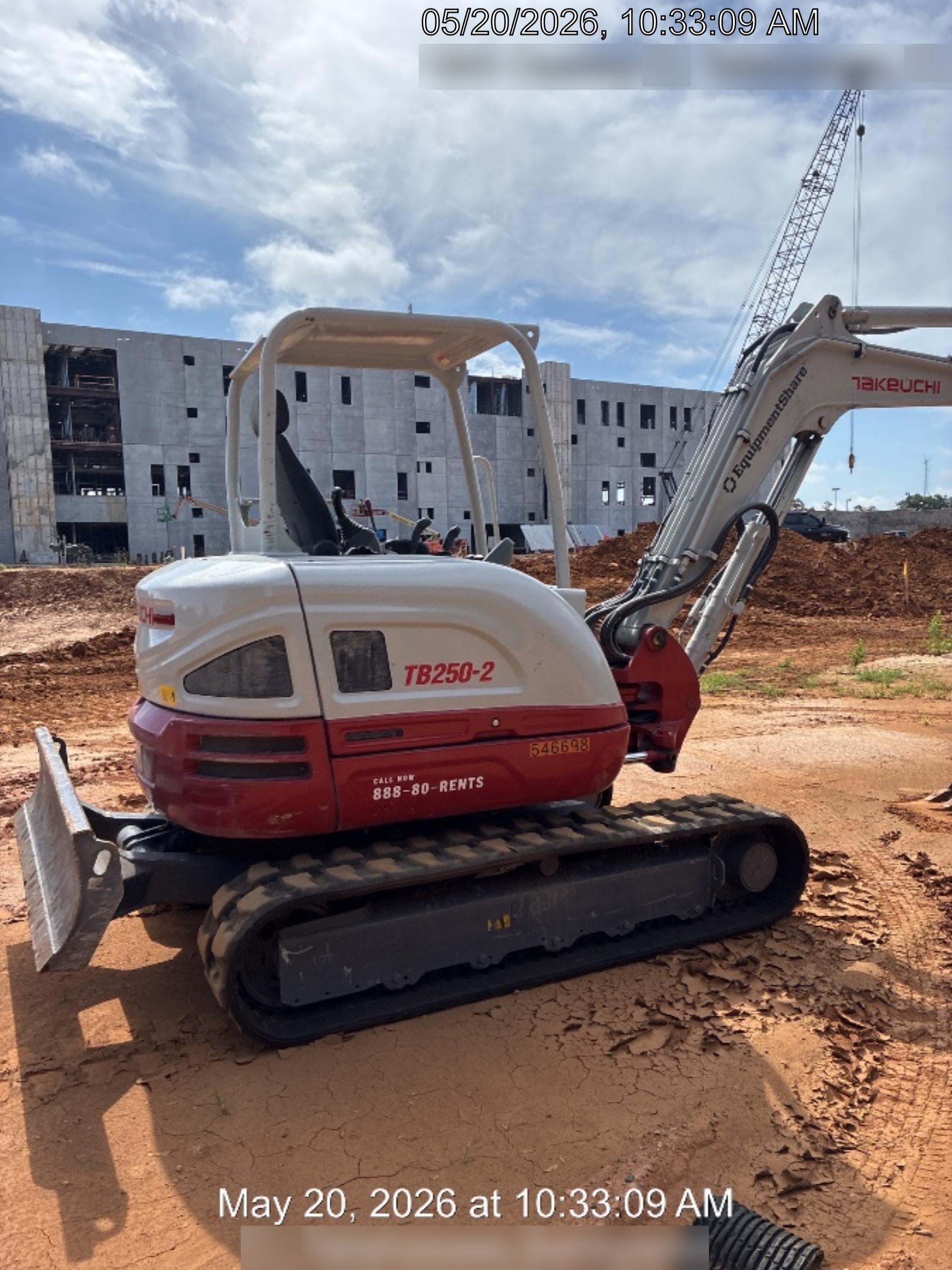 2025 TAKEUCHI TB250-2R