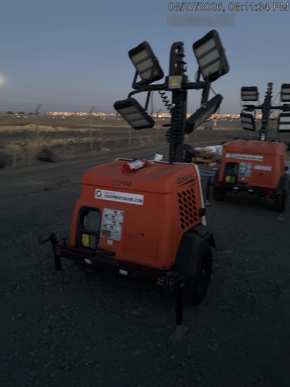 2023 Generac MLT2 Diesel, Flex Switch 120V Input, Powerzone Controller, (4) 320W LED Lights, 4kW Generator, 39.9 Gal Fuel Tank, 2" Ball, T3
