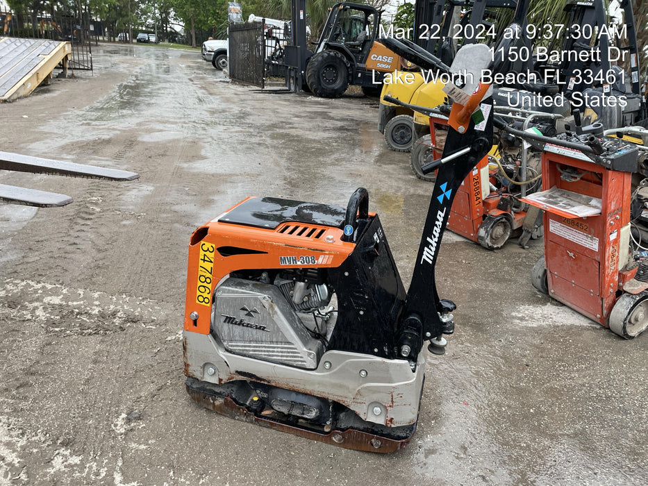 2023 Multiquip MV308GH Honda GX270, 18" Plate, Tachometer