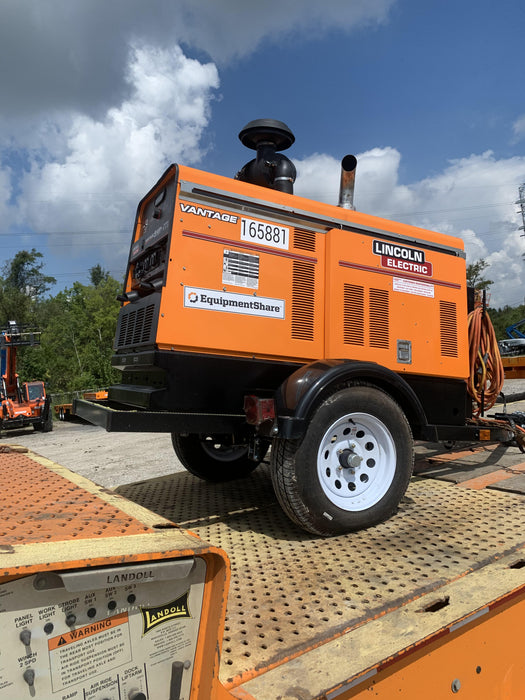 2021 Lincoln Electric Vantage 549X Ready Pak 3, ORANGE (includes trailer, cable rack, fender light kit)