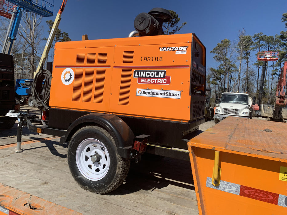 2021 Lincoln Electric Vantage 549X Ready Pak 3, ORANGE (includes trailer, cable rack, fender light kit)
