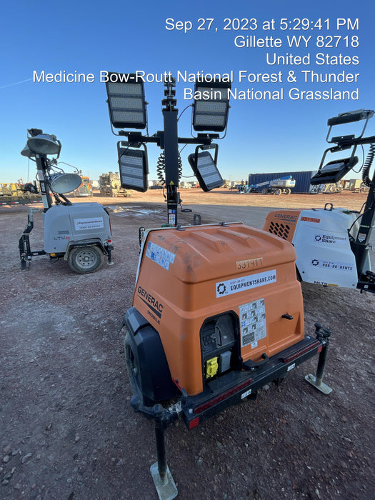 2023 Generac MLT2 Diesel, Flex Switch 120V Input, Powerzone Controller, (4) 320W LED Lights, 4kW Generator, 39.9 Gal Fuel Tank, 2" Ball, T3