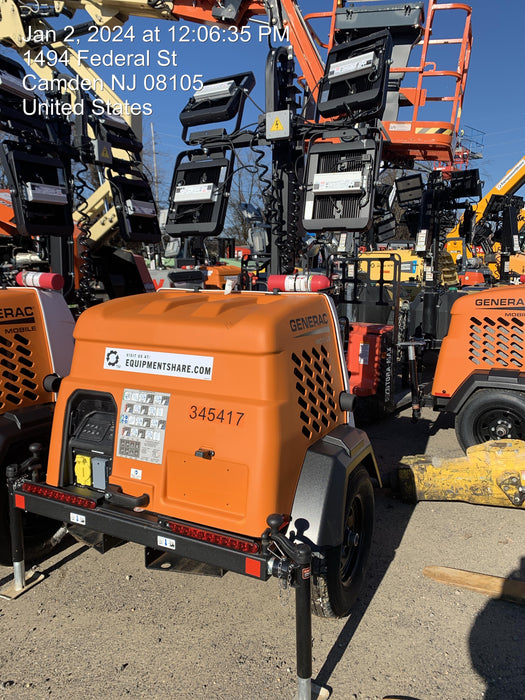 2023 Generac MLT2 Diesel, Flex Switch 120V Input, Powerzone Controller, (4) 320W LED Lights, 4kW Generator, 39.9 Gal Fuel Tank, 2" Ball, T3
