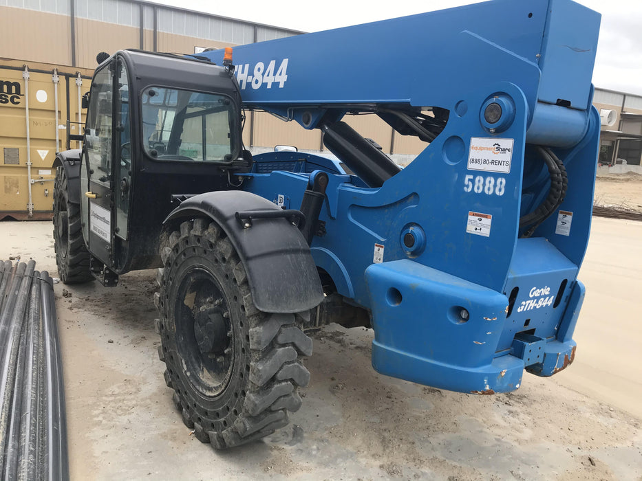 2017 Genie GTH-844 Genie GTH-844, Solid Tires, 60" carriage/forks, Full Cab, Work Lights