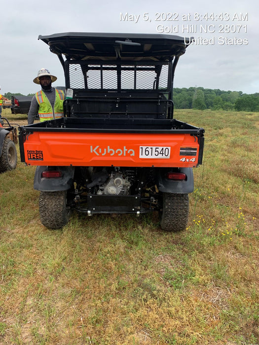 2021 Kubota RTV-X1140W-H Plastic Canopy, Windshield Acrylic Clear, LED Strobe Light, Wire Harness Kit, Back up Alarm