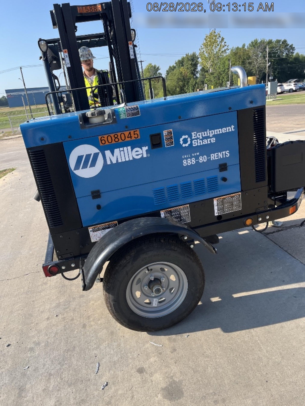 2025 MILLER ELECTRIC BIG BLUE 400