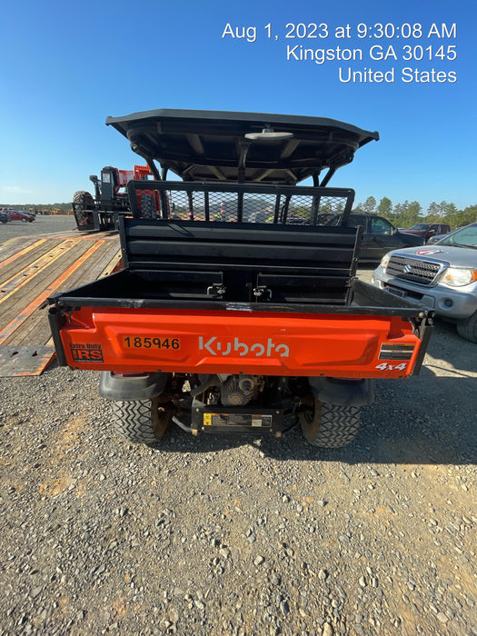 2021 Kubota RTV-X1140W-H Plastic Canopy, Windshield Acrylic Clear, LED Strobe Light, Wire Harness Kit, Back up Alarm