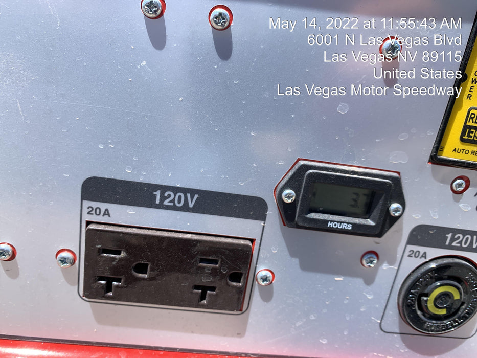 2020 Multiquip GA6HR Gen 6kW Honda GX340 GFCI Wheel Kit