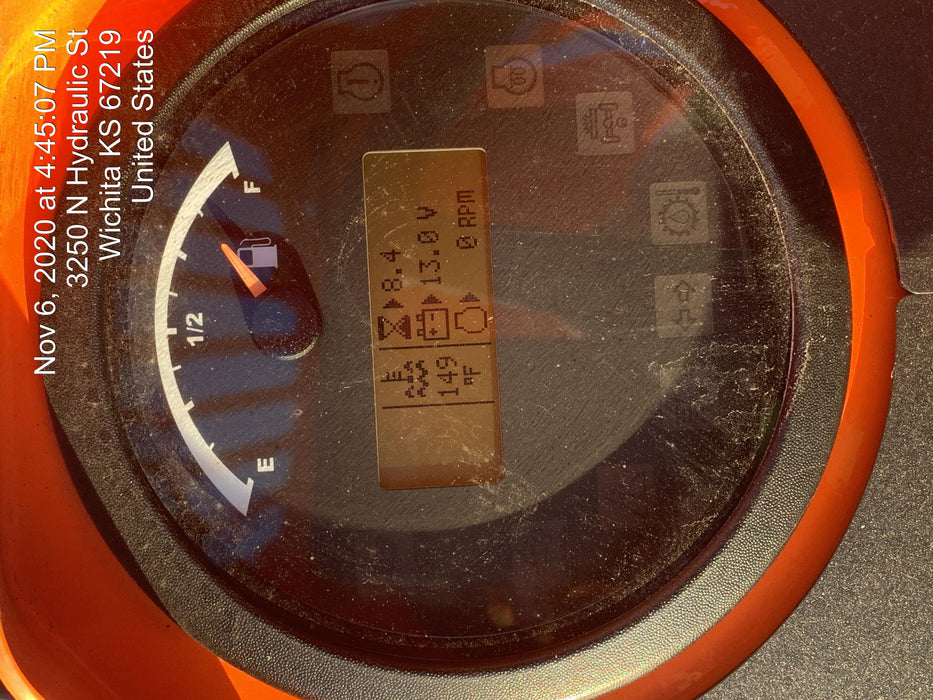 2020 Skytrak 8042 74 Hp, FF Tires, Work Lights, Beacon, Aux Hydraulics, Back up Alarm, Lifting Eye, ES Decals