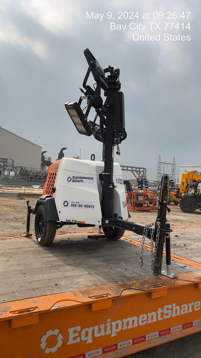 2024 Generac MLT2 Diesel, Flex Switch 120V Input, Powerzone Controller, 
(4) 320W LED Lights, 4kW Generator, 39.9 Gal Fuel Tank, 2" Ball, T3