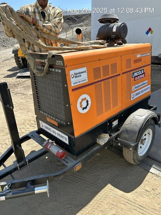 2021 Lincoln Electric Vantage 549X Ready Pak 3, ORANGE (includes trailer, cable rack, fender light kit)