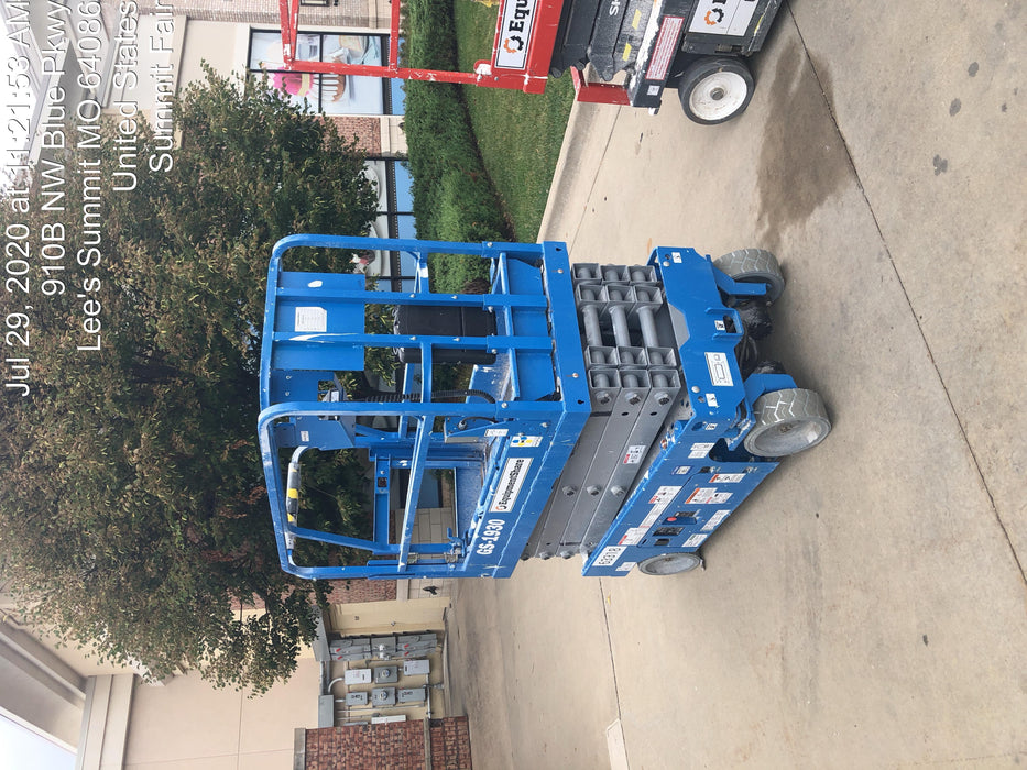 2020 Genie GS-1930 Solid Non Marking Tires, Beacon, Folding rails with half height swing gate