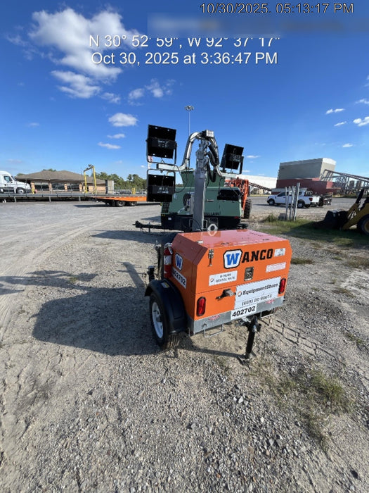 2024 Wanco WLTT-4MM4K Diesel, Deep Sea Controller, Shore Power Plug, Auto Start, (4) 350W LED Floodlights, 4kW Generator, 60 Gal Fuel Tank, 2" Ball, T3