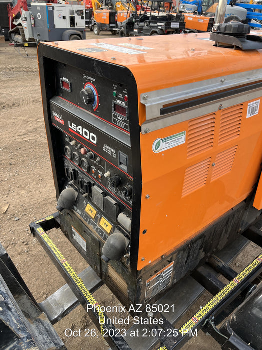 2023 Lincoln Electric LE400 Kubota V1505, Trlr, Cable Rack, Light Kit, ES Decals, T3