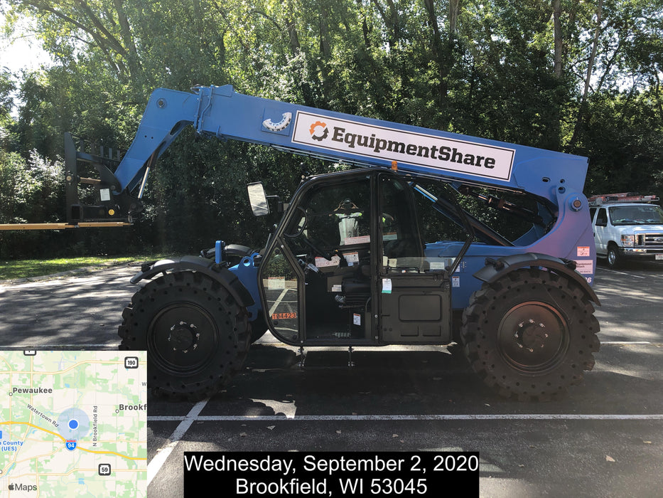 2020 Genie GTH-636 Cab/Heat/Air, Solid Tires, Work Lights, Beacon, Aux Hydraulics, Back up Alarm