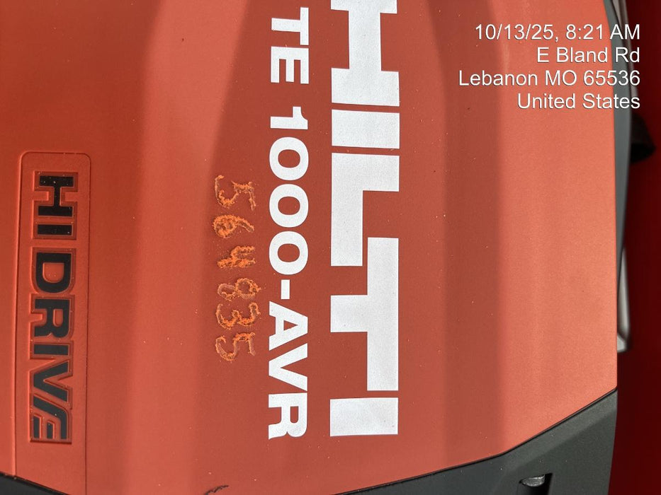2025 HILTI TE 1000-AVR