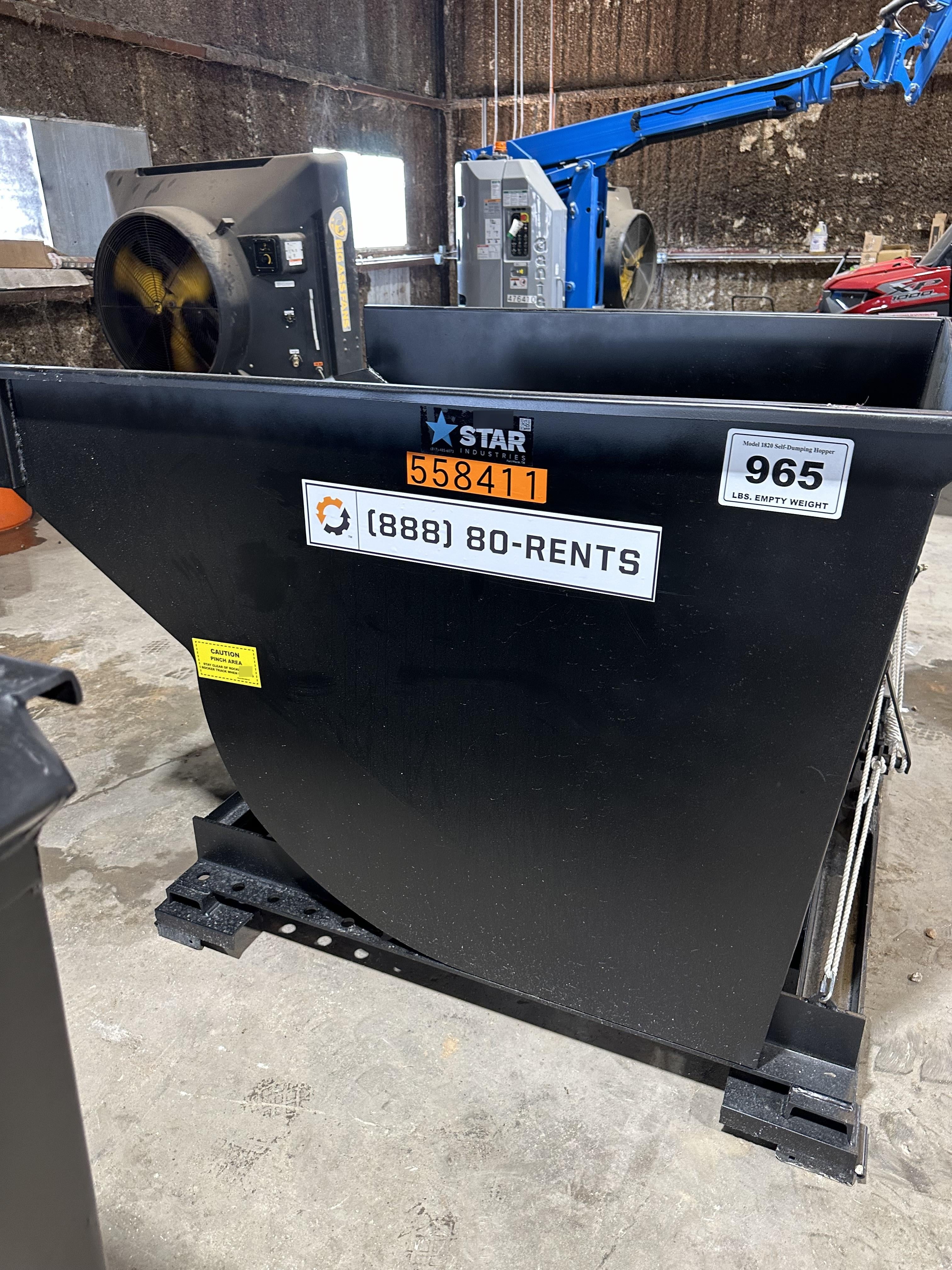 2025 STAR INDUSTRIES M-1820 - Self-Dump Hopper