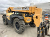 2019 JCB 509-42 Open ROPS, 74 HP, Solid Tires, Worklights, Beacon, Aux Hydraulics, Lifting Eye 66" Carriage/60" Forks