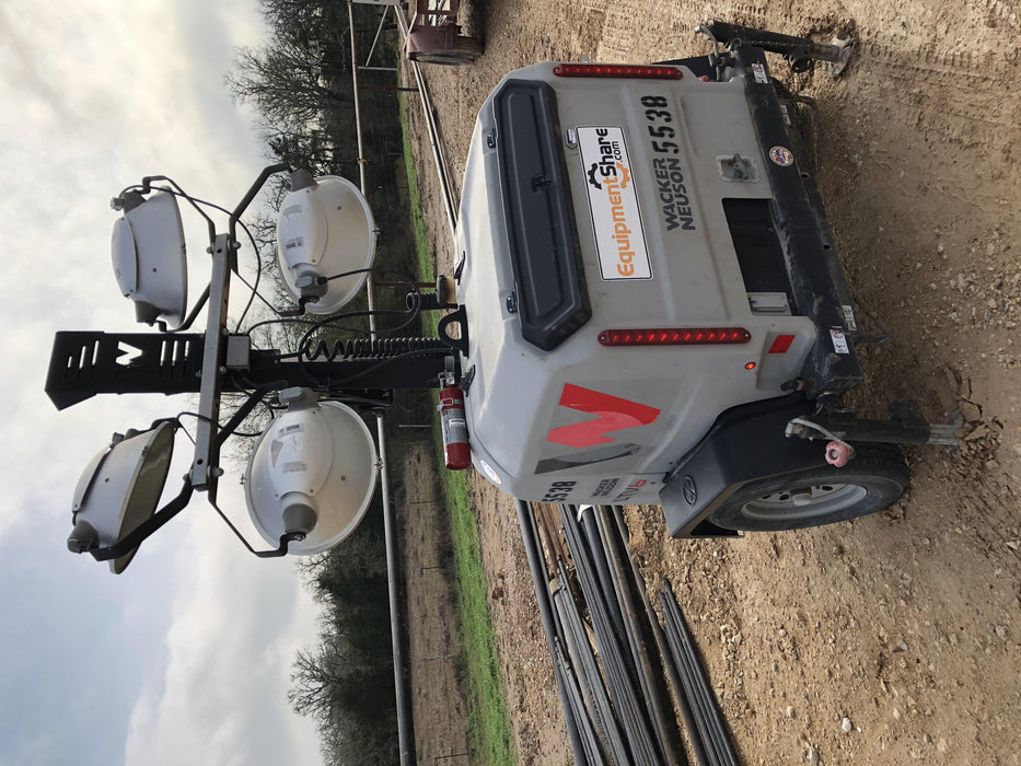 2017 Wacker Neuson LTV6L-MH Wacker Neuson 6 kW Towable Light Generator