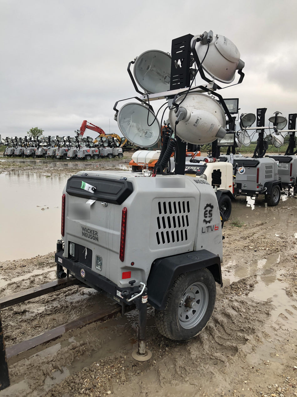 2018 Wacker Neuson LTV6L-MH Wacker Neuson LTV6L Mobile Light Tower w/Fuel Level Sensor Installed