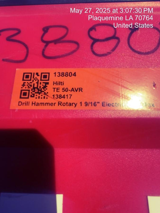 2021 HILTI TE 50-AVR