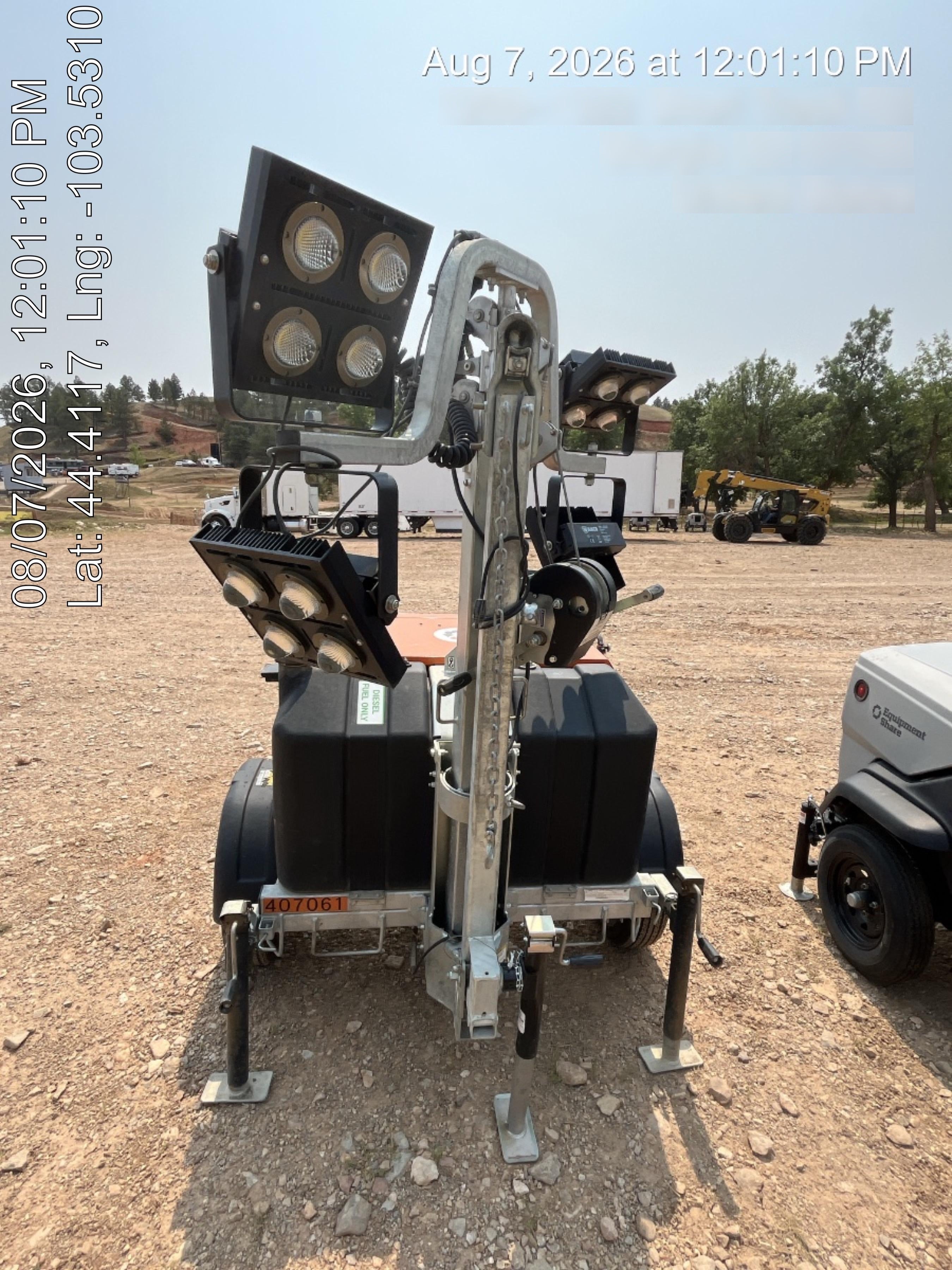 2024 Wanco WLTT-4MM4K Diesel, Deep Sea Controller, Shore Power Plug, Auto Start, (4) 350W LED Floodlights, 4kW Generator, 60 Gal Fuel Tank, 2" Ball, T3