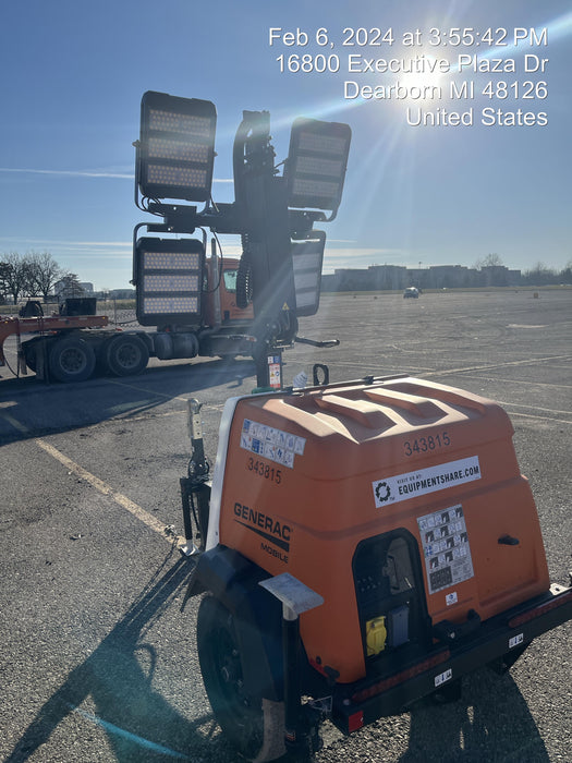 2023 Generac MLT2 Diesel, Flex Switch 120V Input, Powerzone Controller, (4) 320W LED Lights, 4kW Generator, 39.9 Gal Fuel Tank, 2" Ball, T3