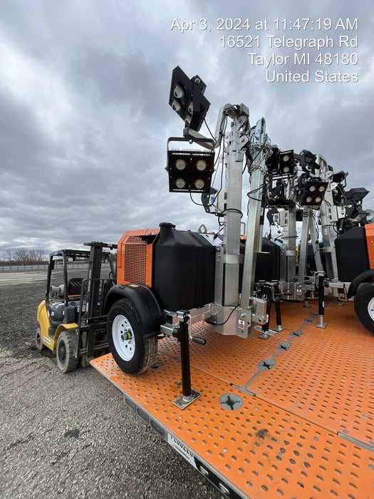 2024 Wanco WLTT-4MM4K Diesel, Deep Sea Controller, Shore Power Plug, Auto Start, (4) 350W LED Floodlights, 4kW Generator, 60 Gal Fuel Tank, 2" Ball, T3