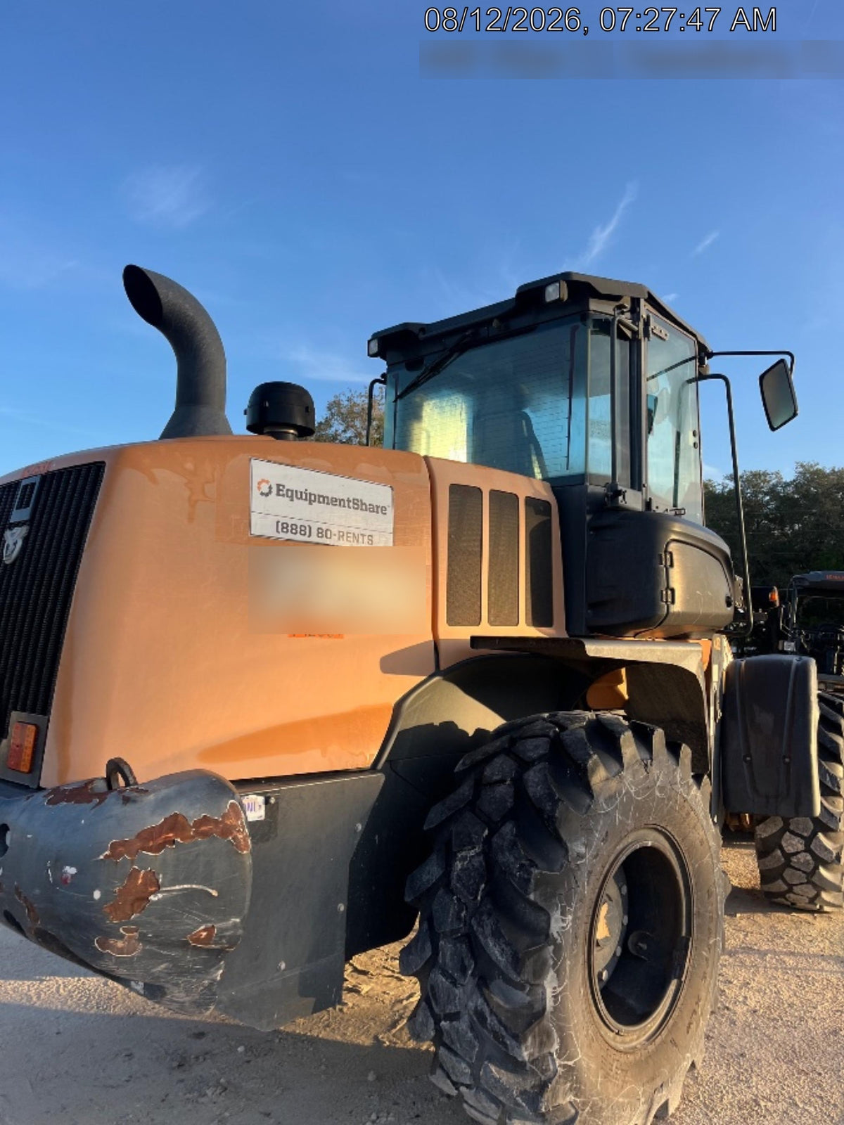 2018 Case 721G CLOSED CAB, 1 FUNCTION, JRB 416 STYLE HYD COUPLER