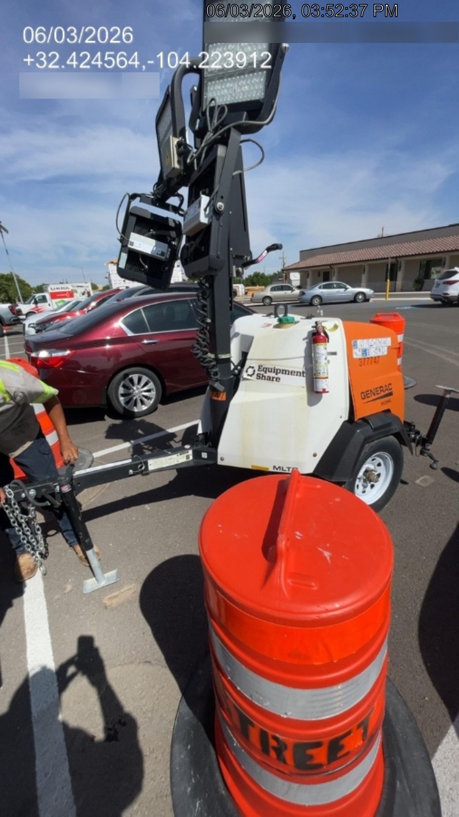 2023 Generac MLT2 Diesel, Flex Switch 120V Input, Powerzone Controller, 
(4) 320W LED Lights, 4kW Generator, 39.9 Gal Fuel Tank, 2" Ball, T3