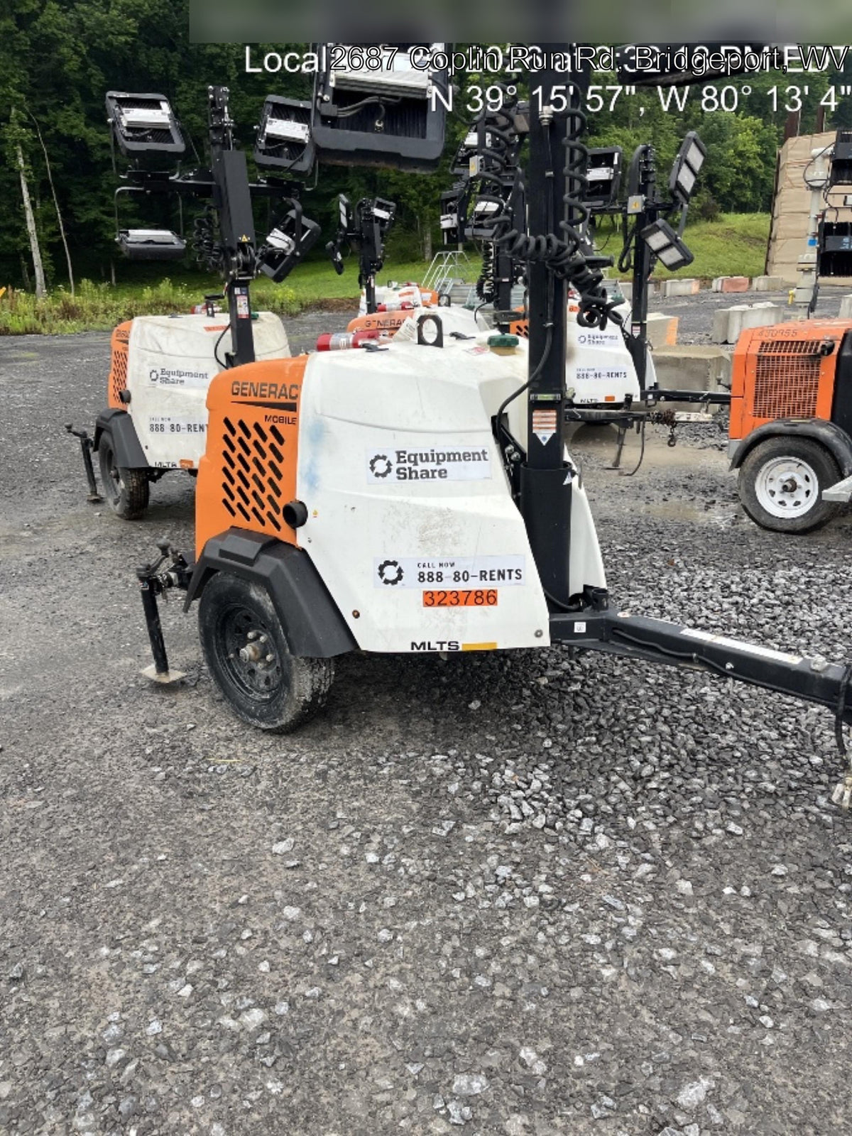 2023 Generac MLT2 Diesel, Flex Switch 120V Input, Powerzone Controller, (4) 320W LED Lights, 4kW Generator, 39.9 Gal Fuel Tank, 2" Ball, T3