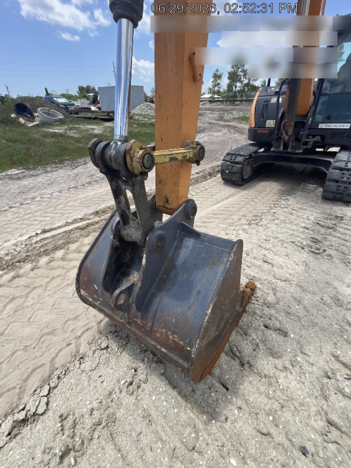 2018 Case CX80C CLOSED CAB, A/C, RUBBER TRACKS PADS, 7'-2" ARM
