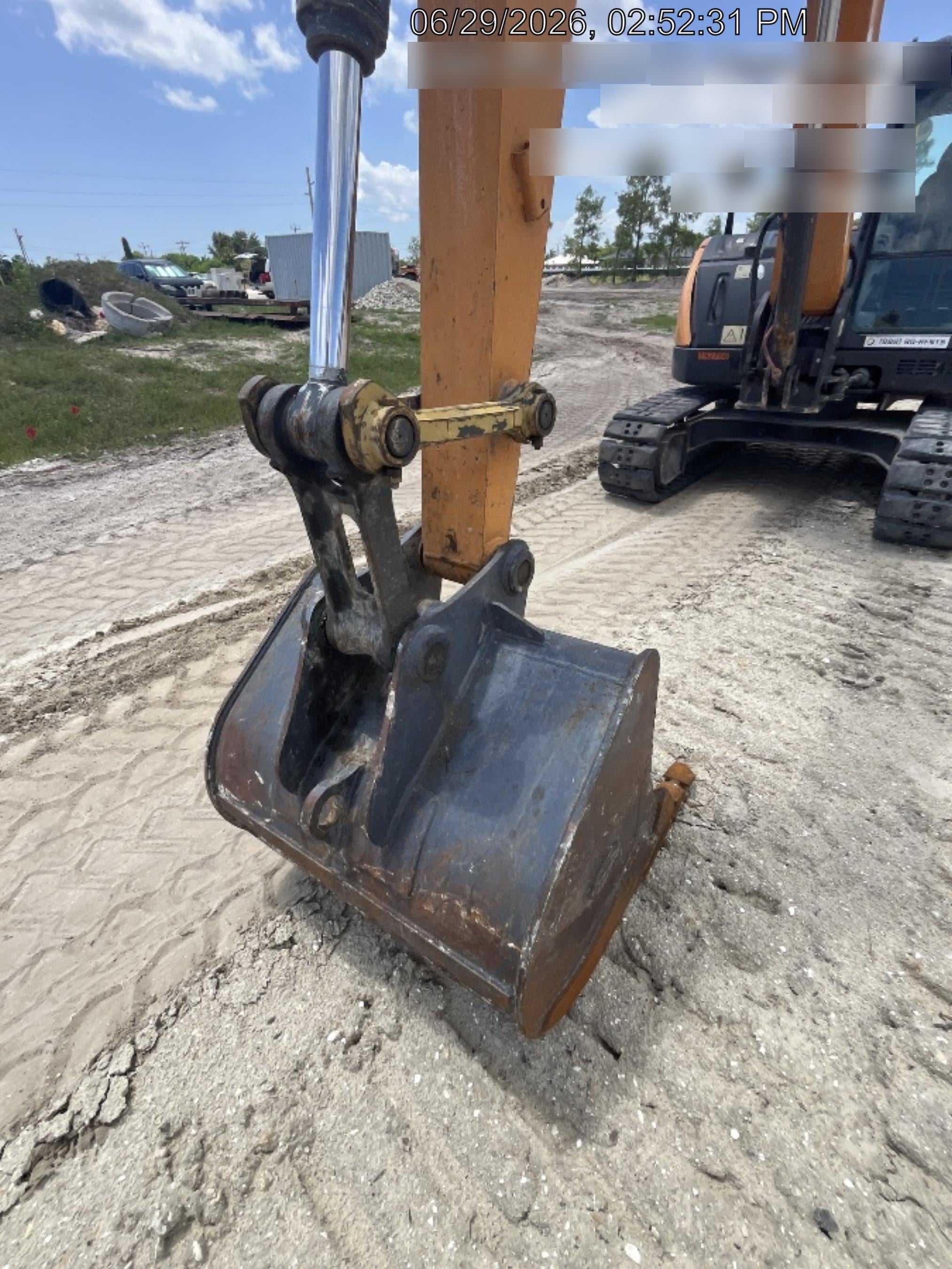 2018 Case CX80C CLOSED CAB, A/C, RUBBER TRACKS PADS, 7'-2" ARM