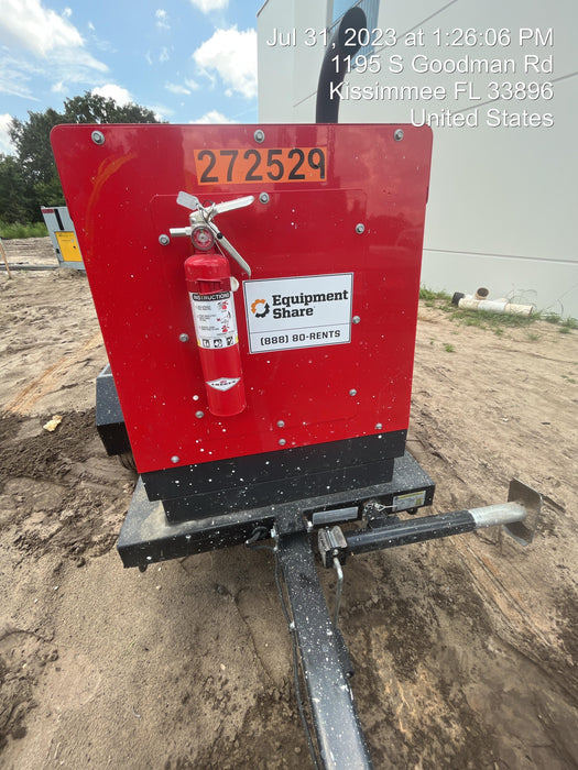 2022 Shindaiwa DGW400MDL Kubota D902 Engine, 23 HP, Dual Op Welder, Wire, Arc, Droop Stick, Tig, and CC Stick Functionality, Simulphase, 3 Phase and 1 Phase Gen Output, Single Axle NB Trlr, Slr Trckl Chrg 12V 12W, Fire Ext