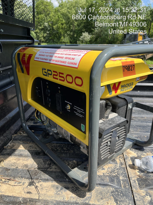 2020 WACKER NEUSON GP2500A