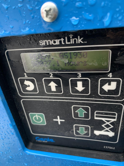 2020 Genie GS-1930 Solid Non Marking Tires, Beacon, Folding rails with half height swing gate, 800W Inverter