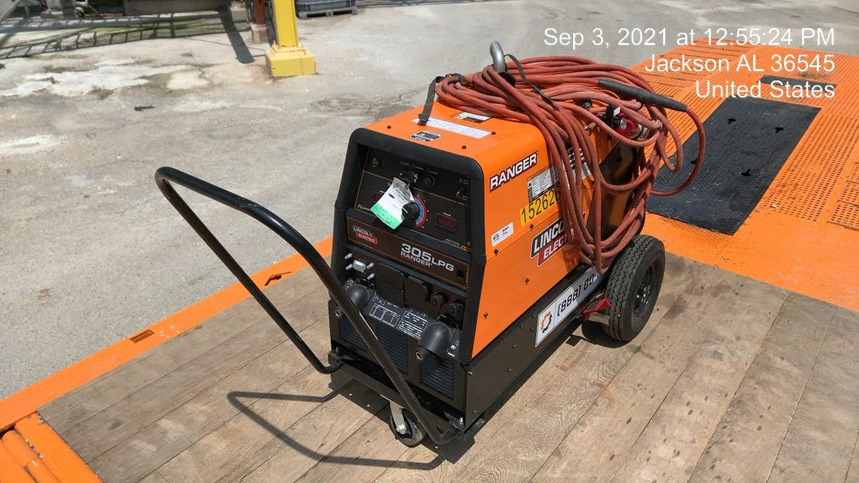 2021 Lincoln Electric Ranger 305 LPG LPG One-Pak (includes undercarriage, tank holder & tank strap) ORANGE