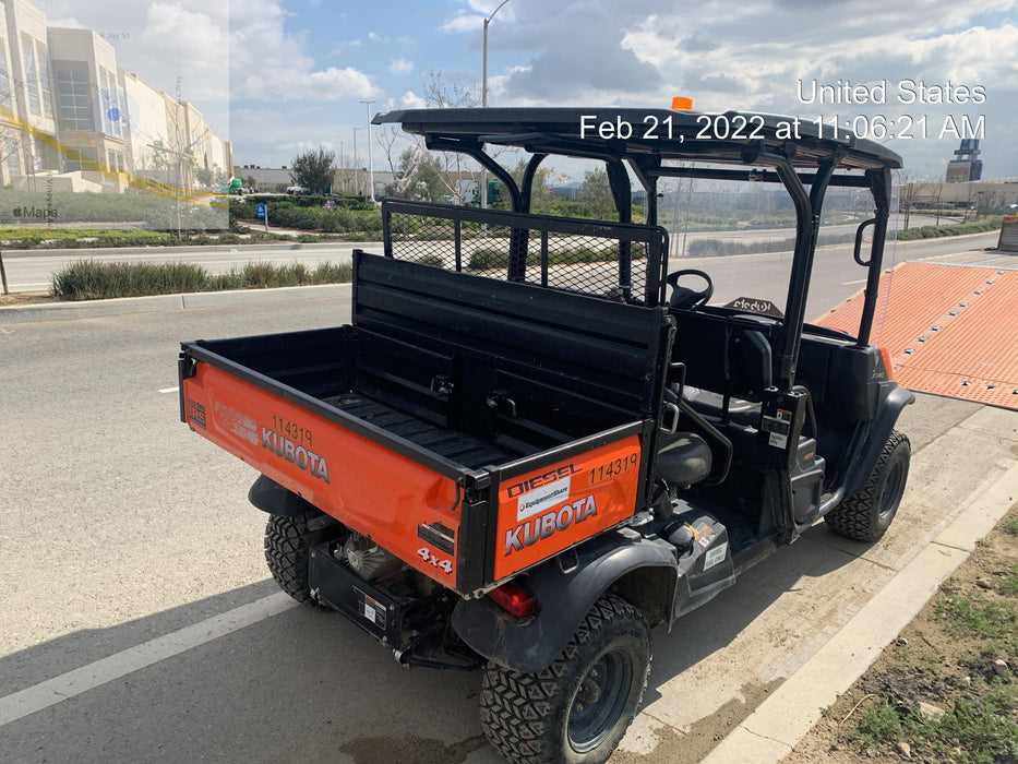 2020 Kubota RTV-X1140W-H Canopy, 4-Seater, Diesel, Windshield Acrylic Clear, Strobe Light, Backup Alarm