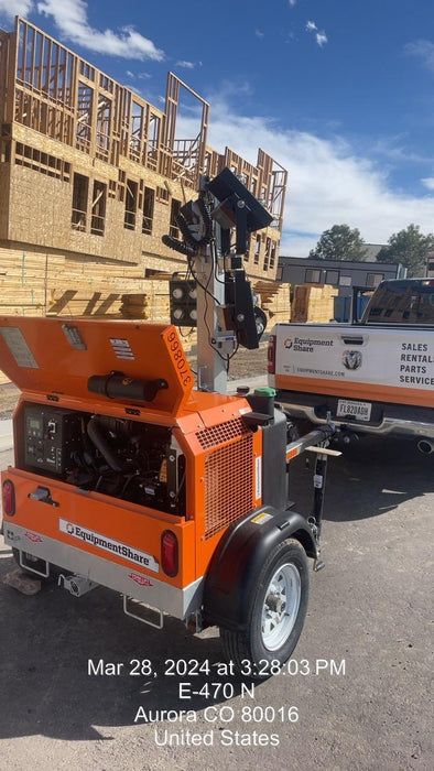 2023 Wanco WLTT-4MM4K Diesel, Deep Sea Controller, Shore Power Plug, Auto Start, (4) 350W LED Floodlights, 4kW Generator, 60 Gal Fuel Tank, 2" Ball, T3