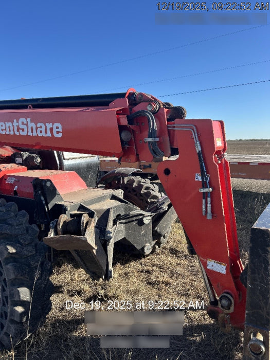 2019 Manitou MTA10055 Cab/Heat/Air, 120 HP, Solid Tires, Work Lights, Lift Hook, Auxiliary Hydraulics 66" Carriage and 60" Forks