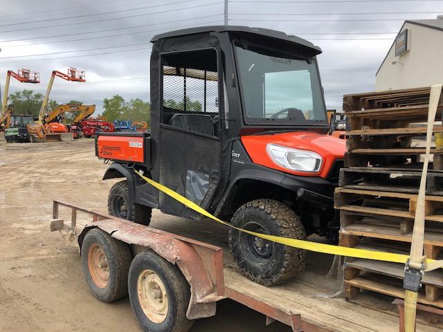 2019 Kubota RTV-X900 4wd Utility Cart, 2 Seat, Diesel, LED Strobe, Windshield Tempered Glass, Plastic Canopy, Wire Harness Kit, Backup Alarm