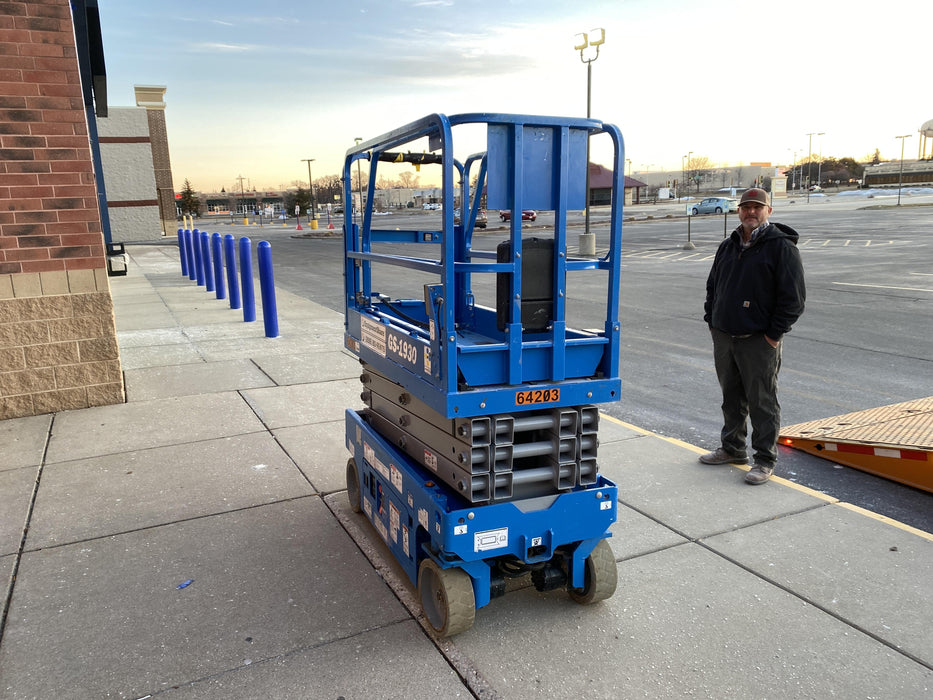 2020 Genie GS-1930 Solid Non Marking Tires, Beacon, Folding rails with half height swing gate