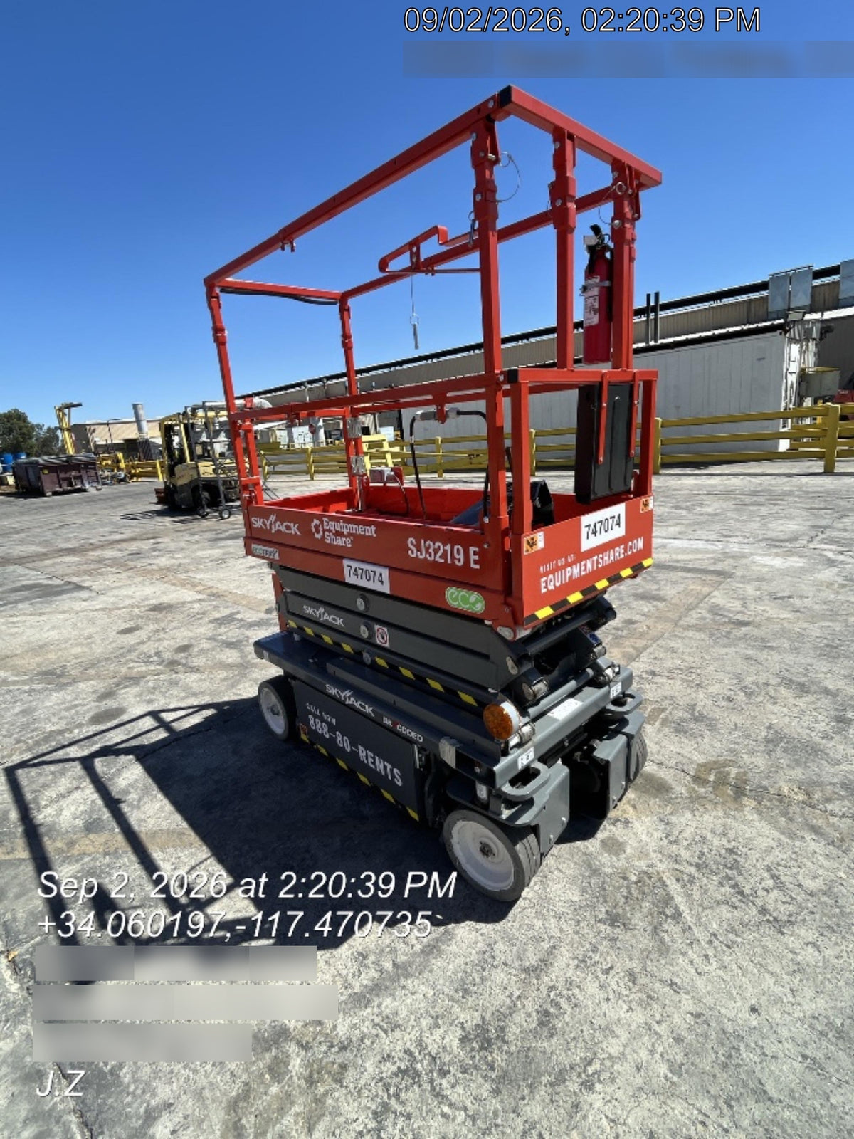 2026 SKYJACK SJ3219E