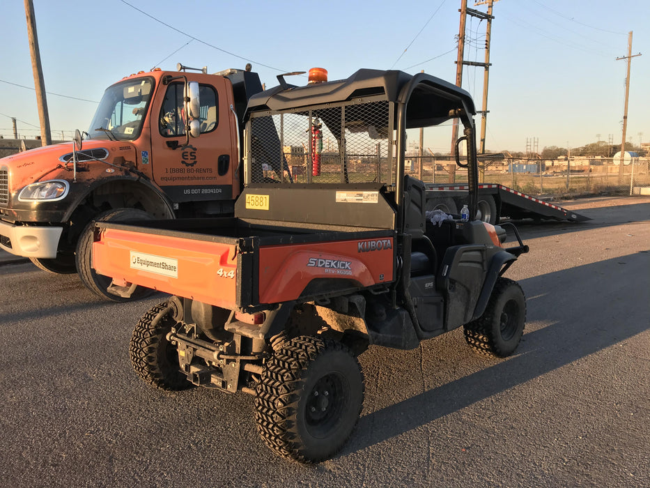 2019 Kubota RTV-XG850WL-H 4wd Utility Cart, Gas, 2 Seat, LED Strobe, Windshield Tempered Glass, Plastic Canopy, Wire Harness Kit, Backup Alarm