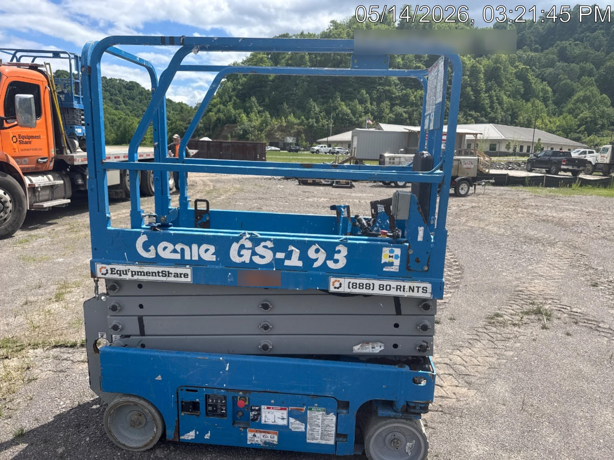 2016 Genie GS-1930 Standard Rental Specs