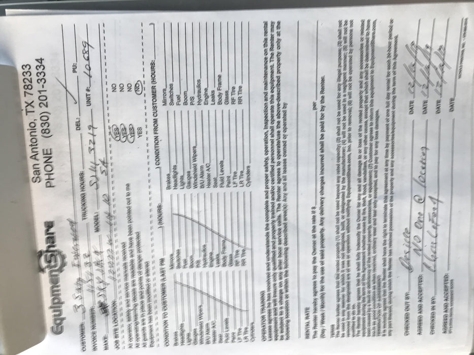 2018 SKYJACK SJIII-3219