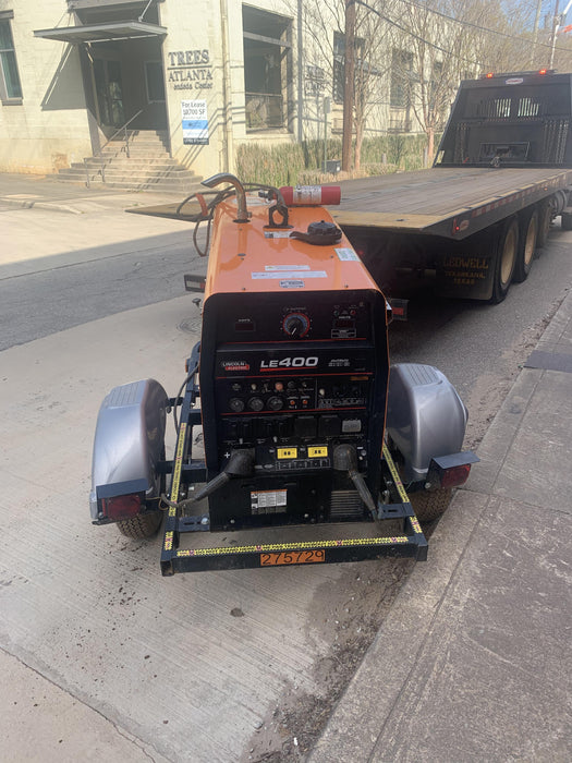 2022 Lincoln Electric LE400 Kubota V1505, Trlr, Cable Rack, Light Kit, ES Decals, T3