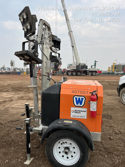 2024 Wanco WLTT-4MM4K Diesel, Deep Sea Controller, Shore Power Plug, Auto Start, (4) 350W LED Floodlights, 4kW Generator, 60 Gal Fuel Tank, 2" Ball, T3