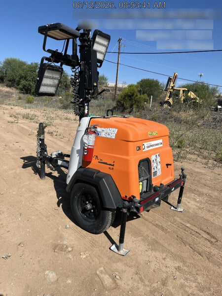 2024 Generac MLT2 Diesel, Flex Switch 120V Input, Powerzone Controller, 
(4) 320W LED Lights, 4kW Generator, 39.9 Gal Fuel Tank, 2" Ball, T3